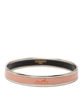 Hermes PM Carre Shu Bangle Pink tale 1- Bracelet